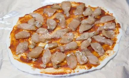 Pizza csirke, pizza, csirke recept, lépésről lépésre fotók, minden étkezés (recept fotó) Pizza csirke, pizza, csirke recept, lépésről lépésre fotók, minden étkezés