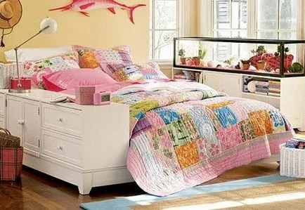 Patchwork takaró kezével rendszereket és mesterkurzus fotókkal