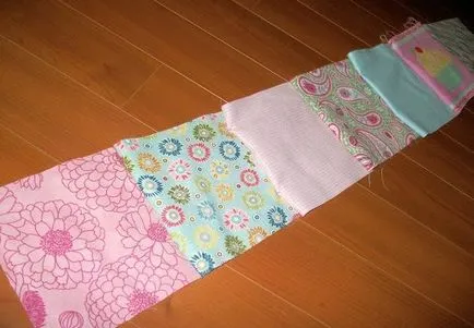 Patchwork takaró kezével rendszereket és mesterkurzus fotókkal