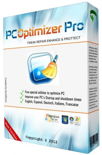 Pc-optimalizáló pro gomb - a program, hogy gyorsítsák fel a számítógépre