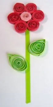 Quilling kézműves készült saját kezét, és egyszerű térfogati