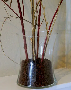 Crafts kávébab vagy kávébab dekoráció