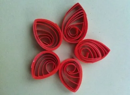 Quilling kézműves készült saját kezűleg - a master class kezdőknek