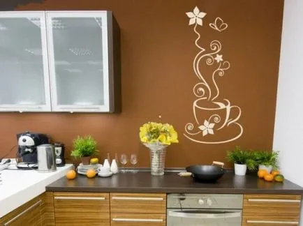 Crafts díszíteni a konyhában kezével fotó