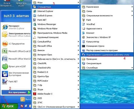 Csatlakozás egy Remote Desktop (PC)