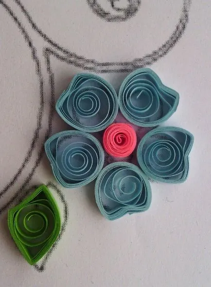 Quilling kézműves készült saját kezűleg - a master class kezdőknek