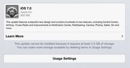 Hasznos tippeket, hogyan kell frissíteni iOS ipad