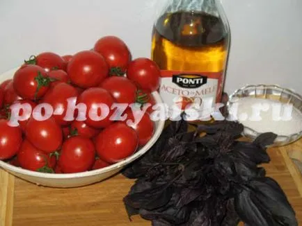 Paradicsom bazsalikommal egy téli recept