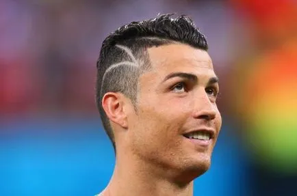 Cristiano Ronaldo frizura fotók, hogyan kell csinálni ugyanazt
