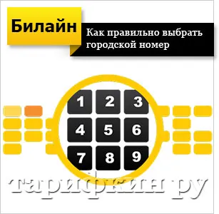 Közvetlen város számos Beeline - hogyan lehet csatlakozni, disconnect