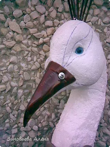 Bird - Peacock - műanyag palackok, a kertben