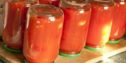 Recept paradicsom saját lében télen sterilizálás nélküli fotó (lé) Recept paradicsom saját lében télen sterilizálás nélküli fotó