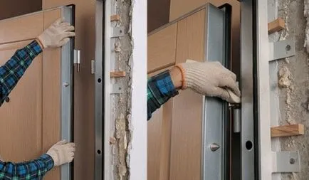 Az ajtók javítási kezüket, épület portál (kéz) Az ajtók javítási kezüket, épület portál