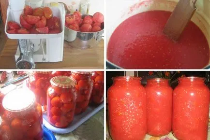Recept paradicsom saját lében télen sterilizálás nélküli fotó (megőrzés) Recept paradicsom saját lében télen sterilizálás nélküli fotó