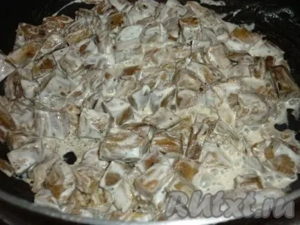 Recept padlizsán, sült, mint a gomba - recept fotókkal