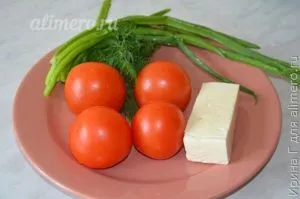 Paradicsom és a sajt