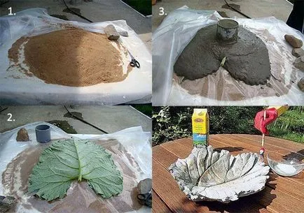 Kerti figurák betonból kezük (ábra) Kerti figurák betonból kezük