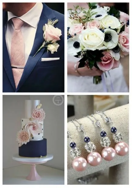 Rózsaszín és kék esküvői dekoráció Királyilag (rózsaszín és kék) Rózsaszín és kék esküvői dekoráció Királyilag