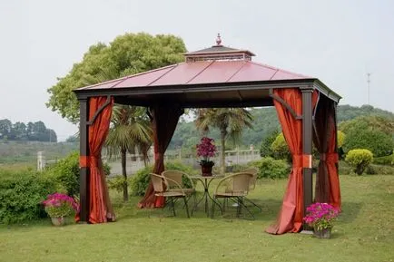 Függönyök pavilonok - 80 kép a legjobb választás a pavilonban függöny (függöny) Függönyök pavilonok - 80 kép a legjobb választás a pavilonban függönyök