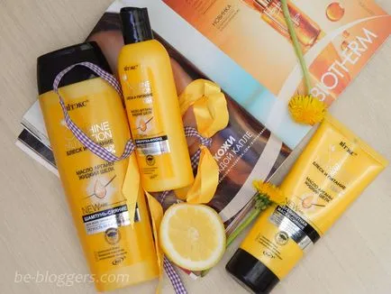 Egy sor haj-Vitex Belita - Argan olaj folyékony selyem - csapat bloggerek