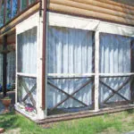 Függönyök pavilonba, és tornácok - 100 fotó ötletek