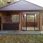 Függönyök pavilonba, és tornácok - 100 fotó ötletek