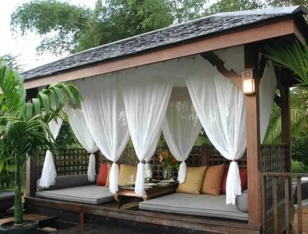 Függöny gazebo fotó