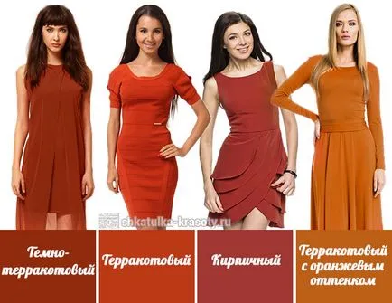 Milyen színeket kombinálni terrakotta, fotó, Beauty Box
