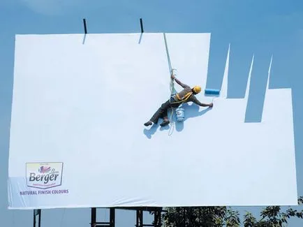 Modern reklám óriásplakát (billboard)