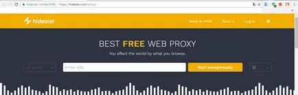 Listát a legjobb ingyenes proxy szerverek (CGI proxy)