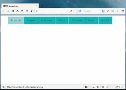 Létrehozása menü css - útmutató kezdőknek, css