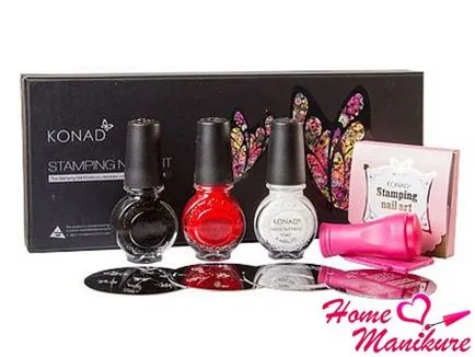 Bélyegzés Nail videók, fotó-készletek és utasítások