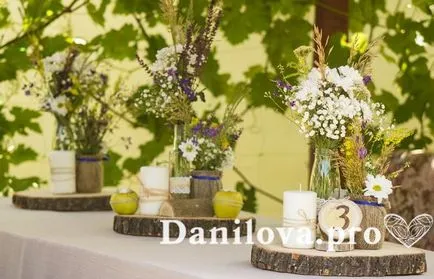 Stílus esküvők típusú és hogyan kell kiválasztani a stílus esküvő, stúdió dekoráció Anastasia Danilova