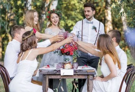 Stílusos Esküvői Cristina és Igor tartottak augusztus egy kis kört a közeli barátok és rokonok,