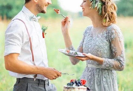 Stílusos Esküvői Cristina és Igor tartottak augusztus egy kis kört a közeli barátok és rokonok,