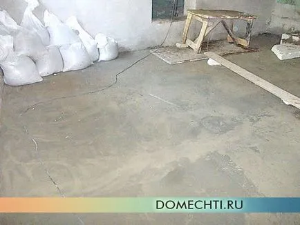 Esztrich padló kezük lépésről lépésre fotók, álom ház