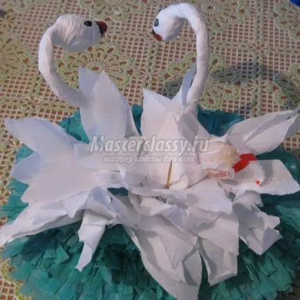 Esküvői mester osztály „Candy Swans” lépésről lépésre fotók (elemek) Esküvői Master Class „candy Swans” lépésről lépésre fotók