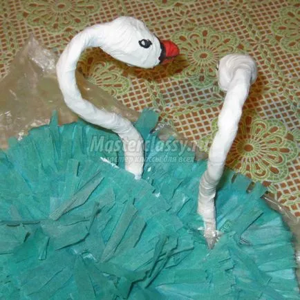 Esküvői Master Class „candy Swans” lépésről lépésre képek (papírmasé) Esküvői Master Class „candy Swans” lépésről lépésre fotók