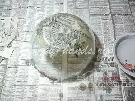 Plate papírmasé kezük