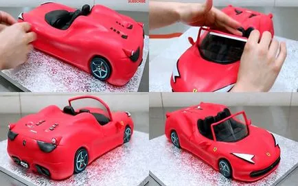 Cake „gép” Master Class lépésről lépésre, fotó és videó (osztály) Cake „gép” Master Class lépésről lépésre, fotó és videó