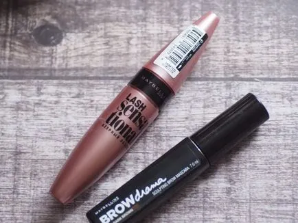 Mascara Maybelline ostor szenzációs és homlokát dráma az én vélemény - Elena Chemezov