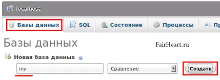 Telepítse phpmyadmin, hogyan kell használni
