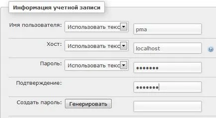 Telepítés és beállítás phpmyadmin