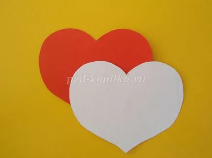 Valentine a saját kezével a gyerekek óvodai