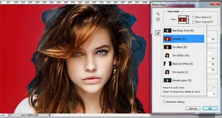 haj kiválasztása Photoshop (haj) Hair Válogatás a Photoshop
