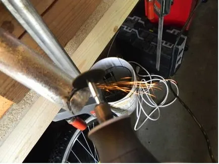 Kerékpár utánfutó a kezüket a DIY