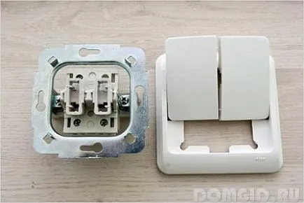 Switch, szerelési és csatlakozási kezük