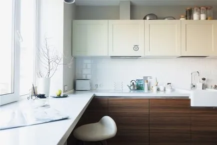 11 Tippek a konyhai berendezések a stúdió apartman (stúdió lakás) 11 Tippek a konyhai berendezések a stúdió lakás