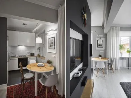 11 Tippek a konyhai berendezések a stúdió apartman (stúdió lakás) 11 Tippek a konyhai berendezések a stúdió lakás