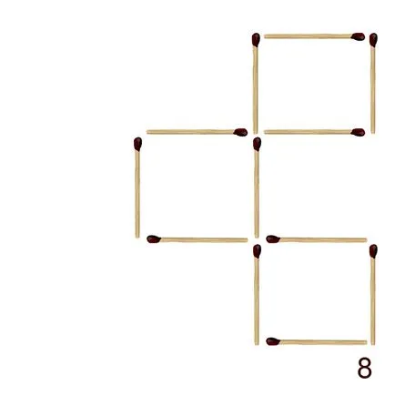 11 Problémamegoldás rejtvények a mérkőzések a képeket a választ (Move kap egy mérkőzés) 11 Problémamegoldás rejtvények a mérkőzések a képeket a választ